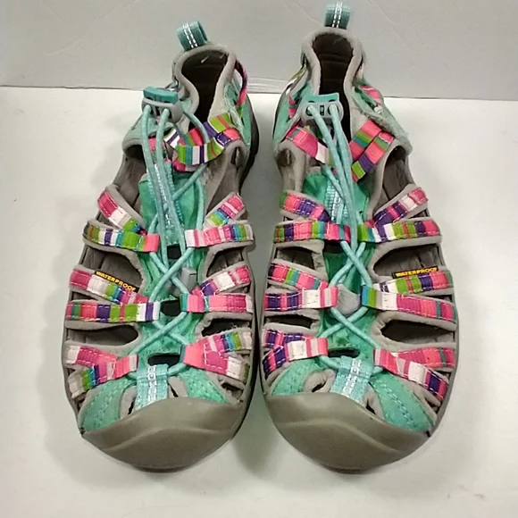 Keen Whisper Sport Sandals Raya Fusion Sandals Girl's sz 3 - Picture 2 of 9